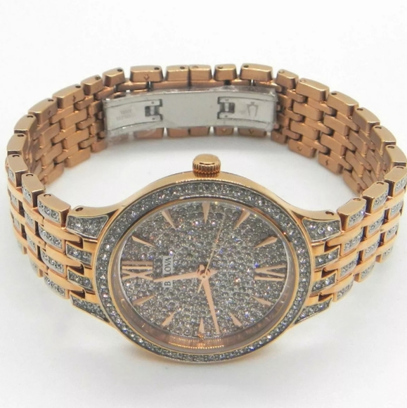 ***SOLD*** Bulova Phantom Quartz Crystal Embellished Ladies Watch 98L235 - Picture 3 of 8